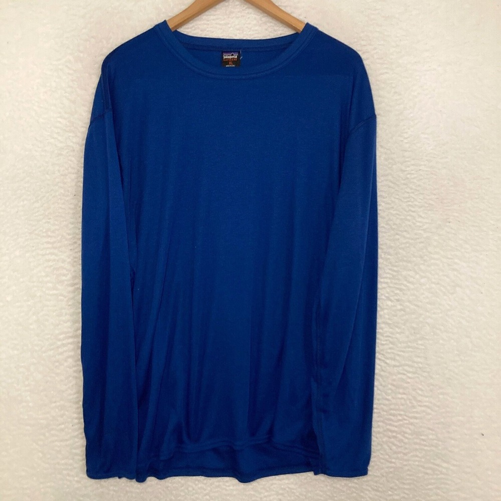 Vtg Patagonia Capilene Base‎ Layer USA Made Shirt Mens XL Lightweight Gorpcore